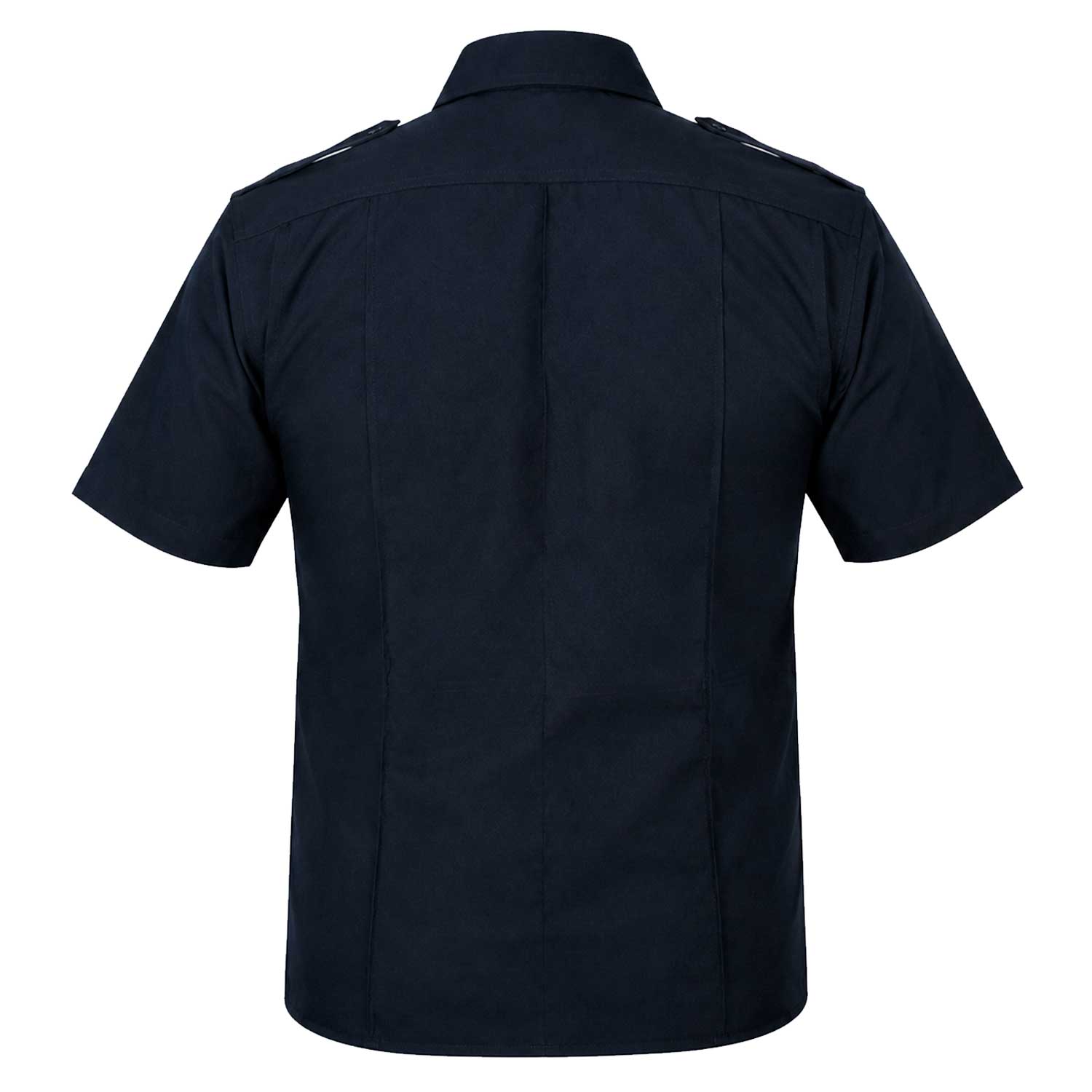 Camisa Táctica Uniforme Azul y Blanco Policía Botones Simulados Residen Evil Militaría