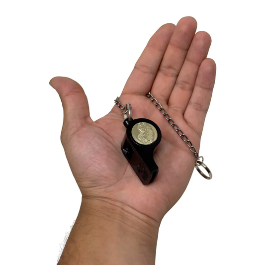 Silbato de Tránsito Baquelita con Cadena