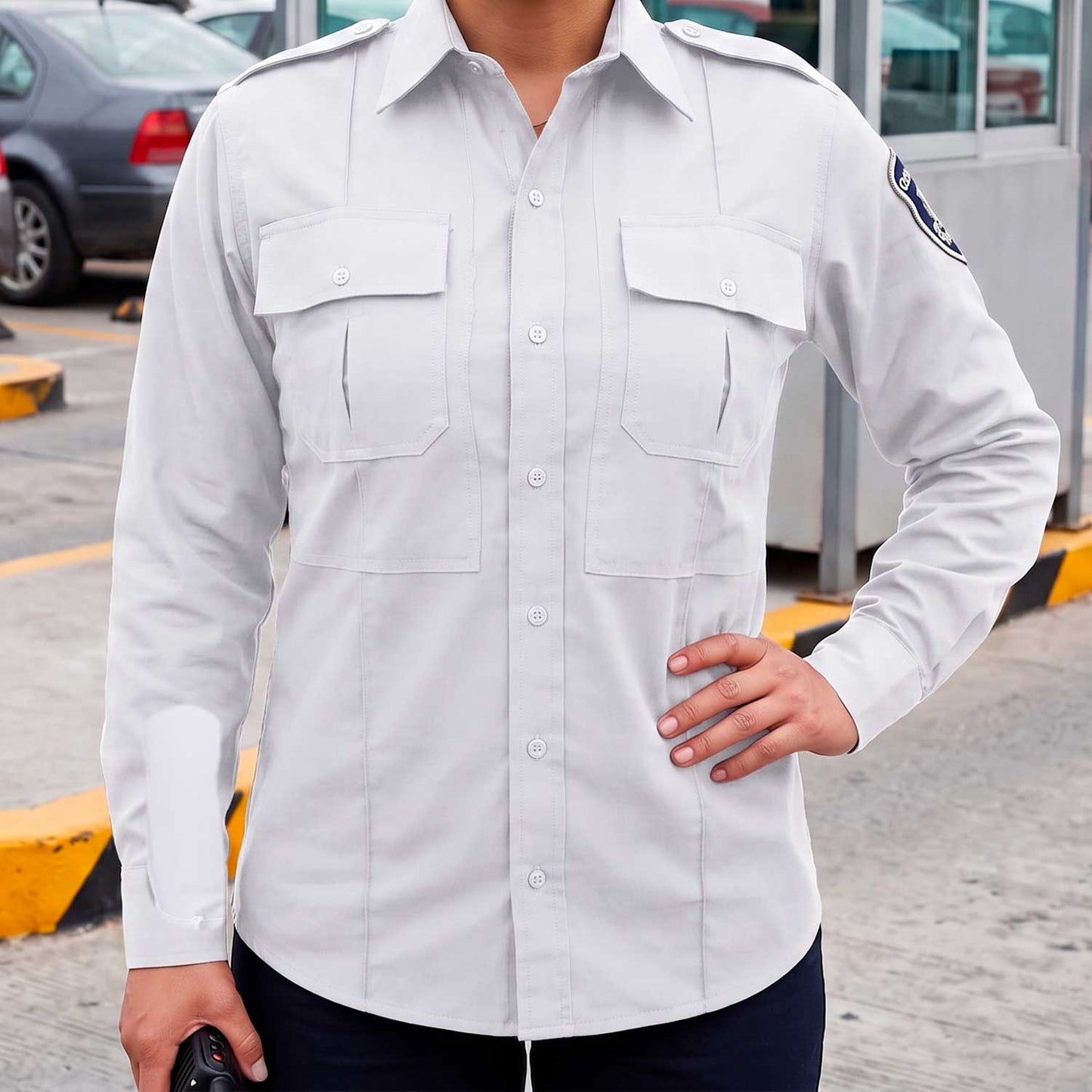 Camisa Tactica Uniforme Policia Cierre Simulado Manga Larga Residen Evil Militaría
