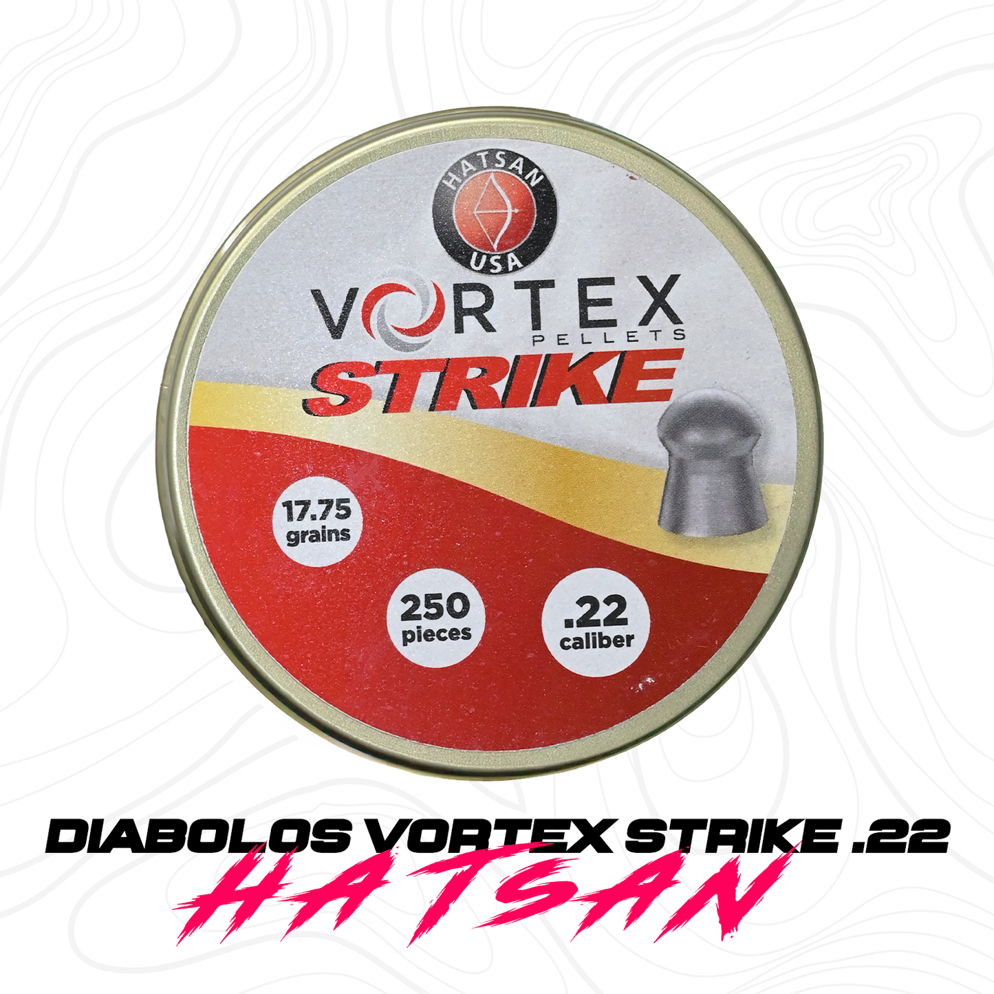 Diabolos Hatsan Vortex Strike .22 (5.5mm) 17.75g 250 Pcs