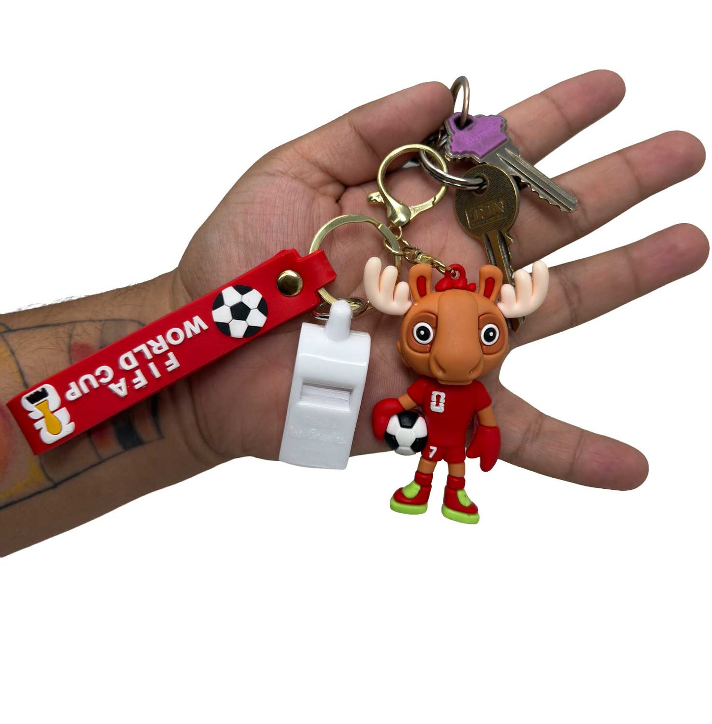 Llaveros Kit Del Mundial Mascotas Alta Calidad Porta Llaves