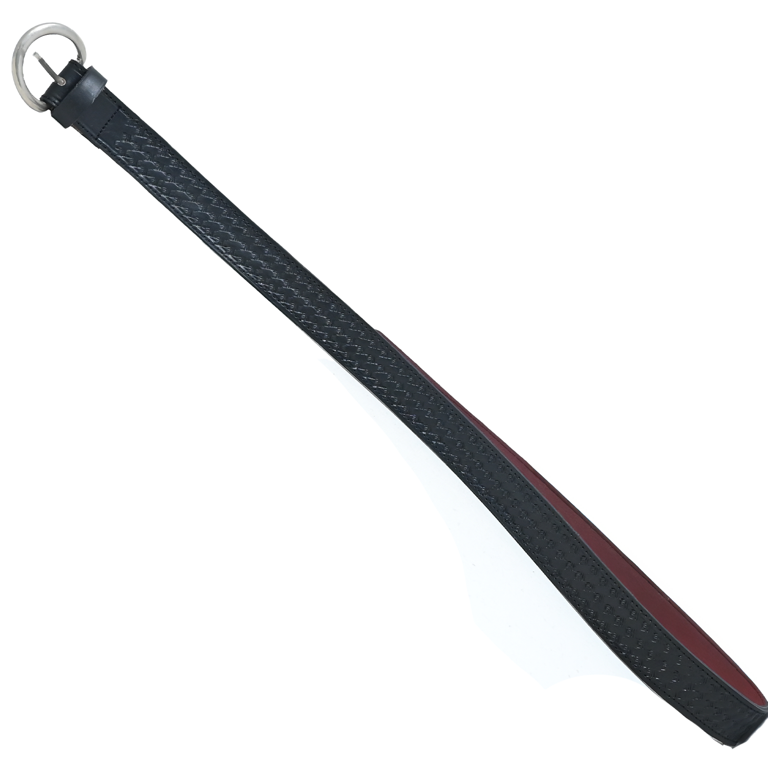 Cinturón Táctico Labrado Cuero-nylon Hebiila De Metal
