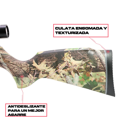 Rifle Deportivo Magnum Camu 5.5 mm KIT AZTK