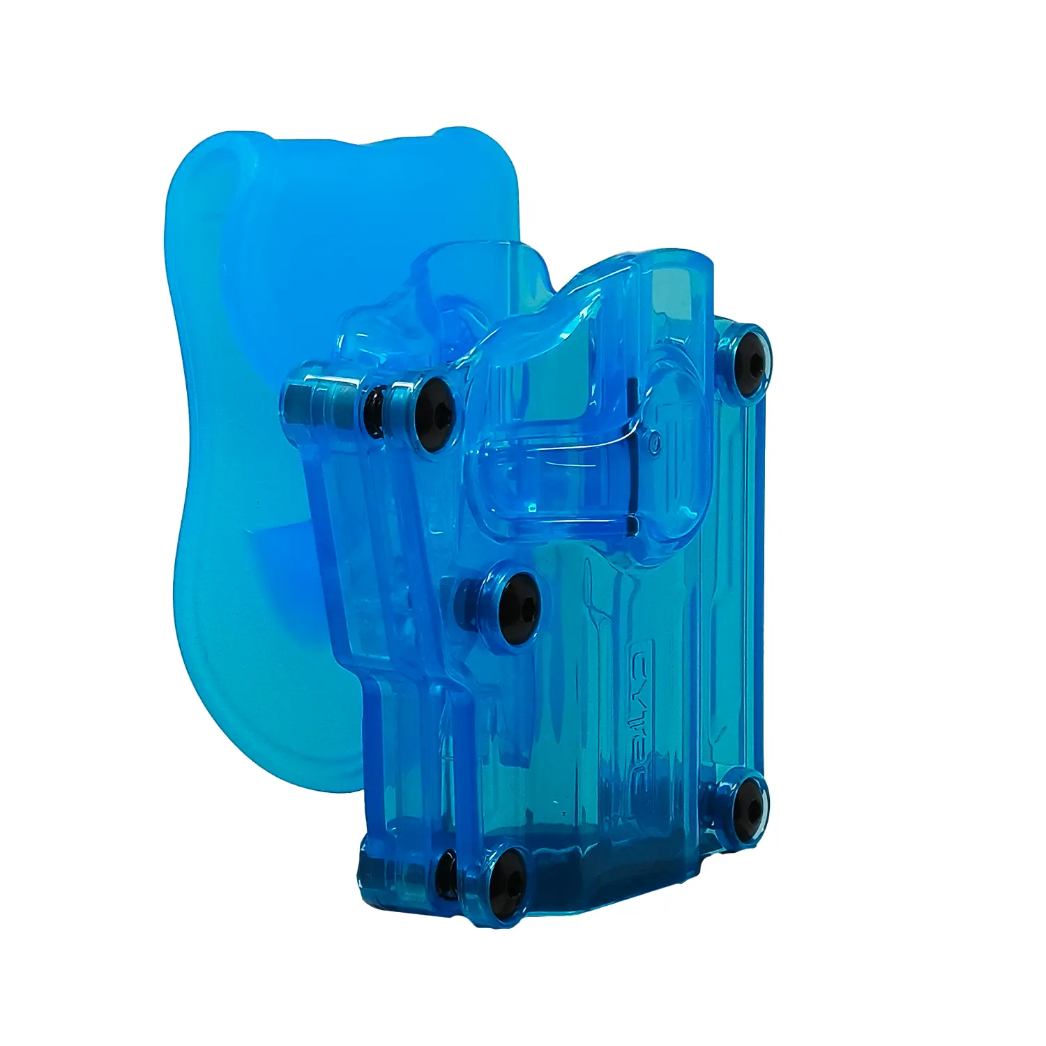 Funda Holster Universal Cytac Transparente Y Ajuste Azul