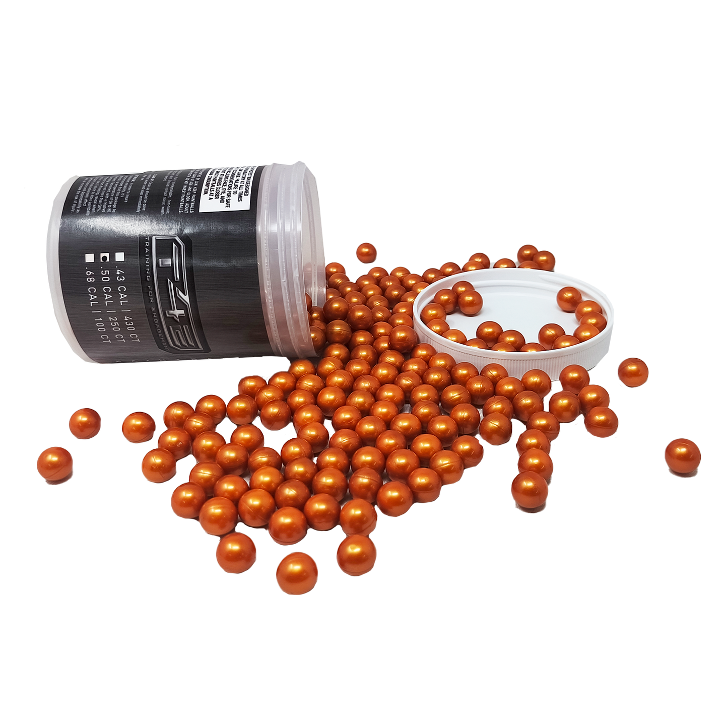 250 Paintballs De Calibre .50 Naranjas T4e Umarex