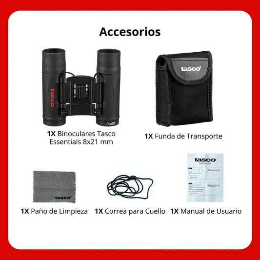 Binocular compacto Tasco Essentials 8x21