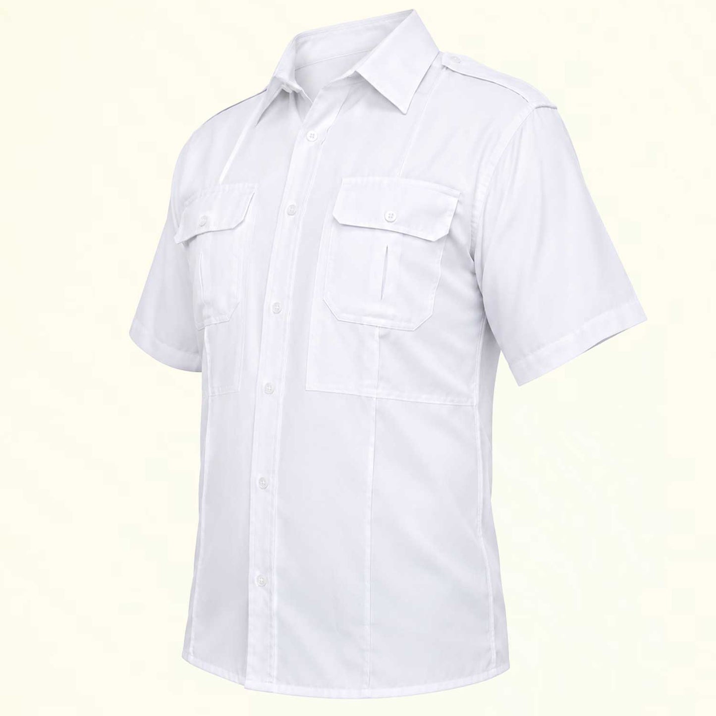 Camisa Táctica Uniforme Azul y Blanco Policía Botones Simulados Residen Evil Militaría
