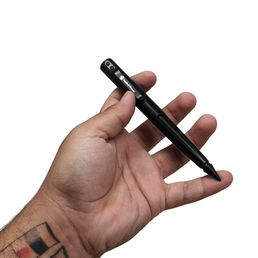 Pluma Tactica Smith & Wesson De Aluminio Tinta Color Negro