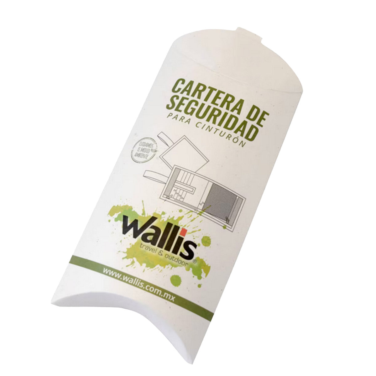 Cartera De Seguridad Para Viaje Con Correa Para Cinturón