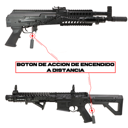 Mira Tactica Laser Verde Con Montura Residen Evil Militaría