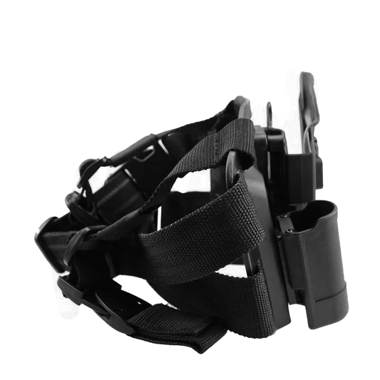 Funda Holster Piernera Diestro Para Glock Con Seguro Serpa