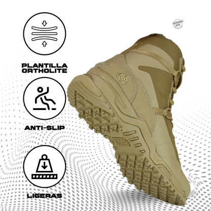 Botas Tácticas Alpha Fury 2.0 Ortholite ORIGINAL SWAT