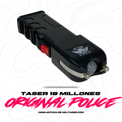 Descargador Eléctrico 18 Millones Volts Police Inmovilizador Taser