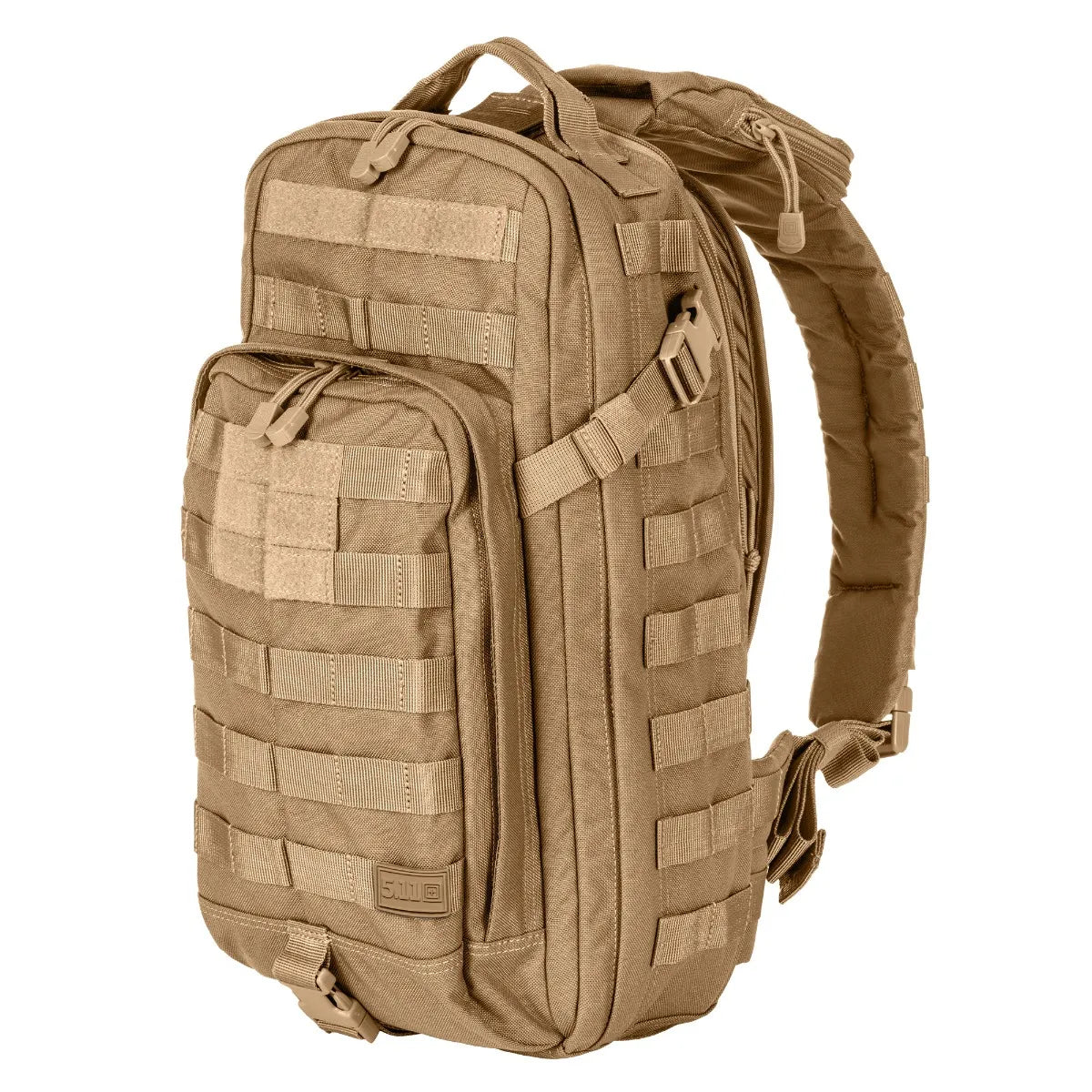 a large backpack with multiple compartments and straps