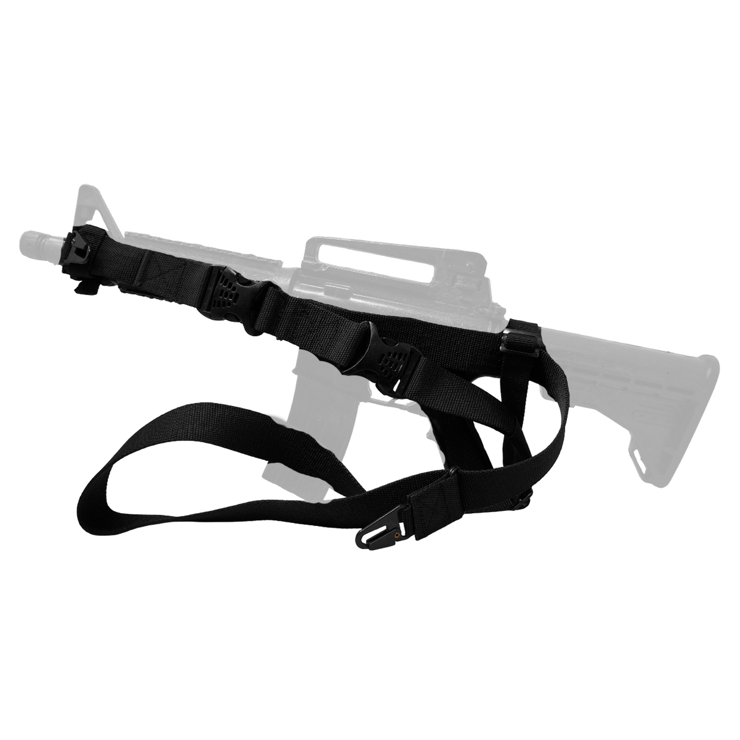 Portafusil Colgadera 3 Posiciones Para Rifle Nacional Negro