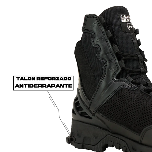 Botas Tácticas Alpha Freedom 8 Negras (Largas) ORIGINAL SWAT