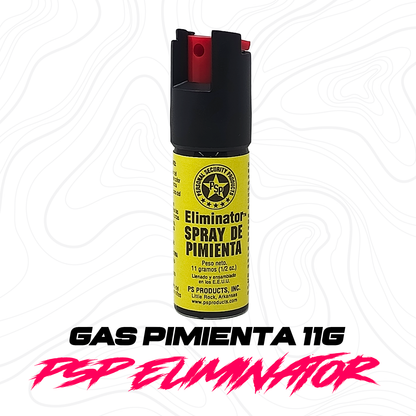 Gas Pimienta Lacrimogeno Psp Eliminator 11g Hecho En E.U