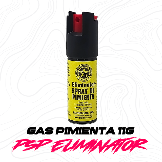 Gas Pimienta Lacrimogeno Psp Eliminator 11g Hecho En E.U
