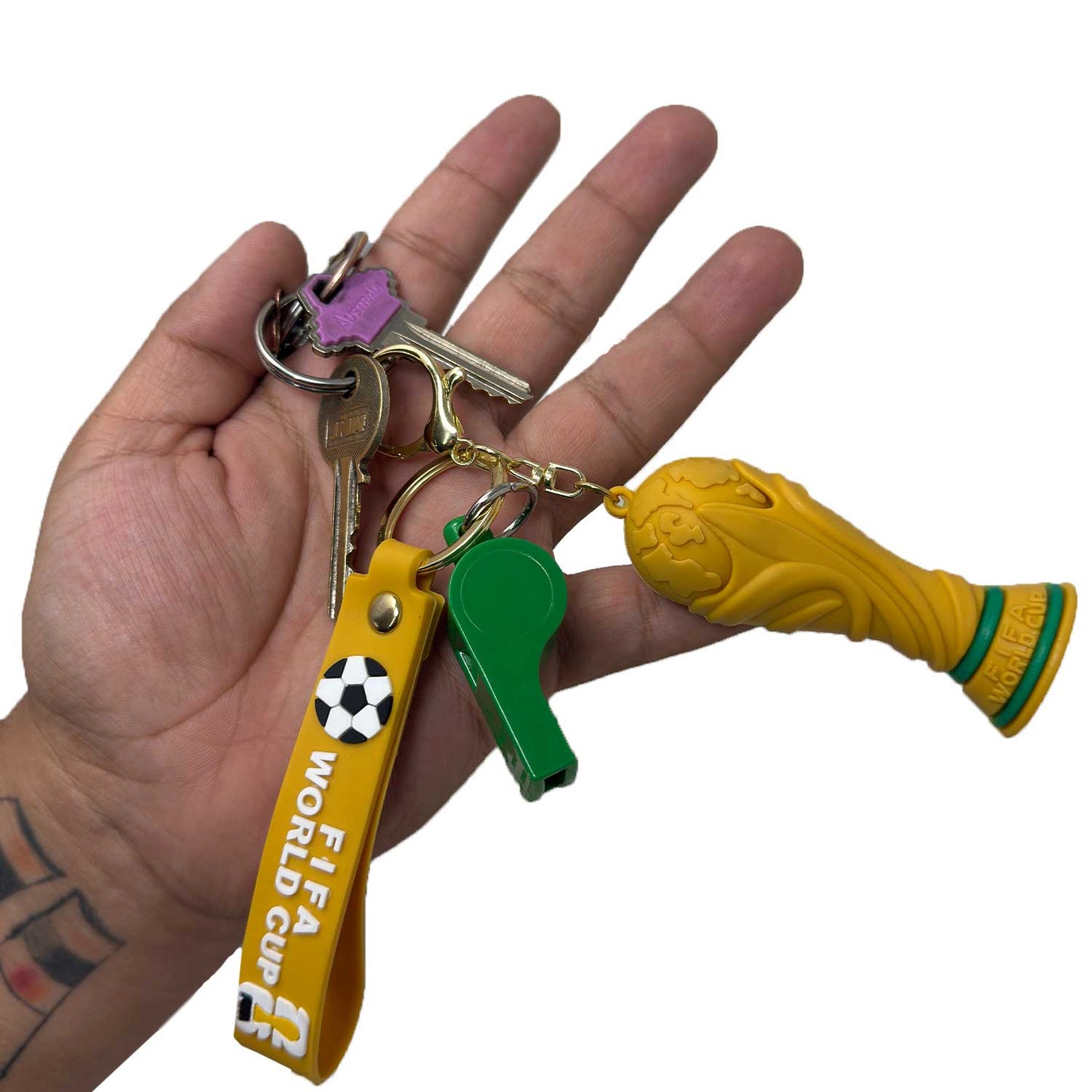 Llaveros Kit Del Mundial Mascotas Alta Calidad Porta Llaves
