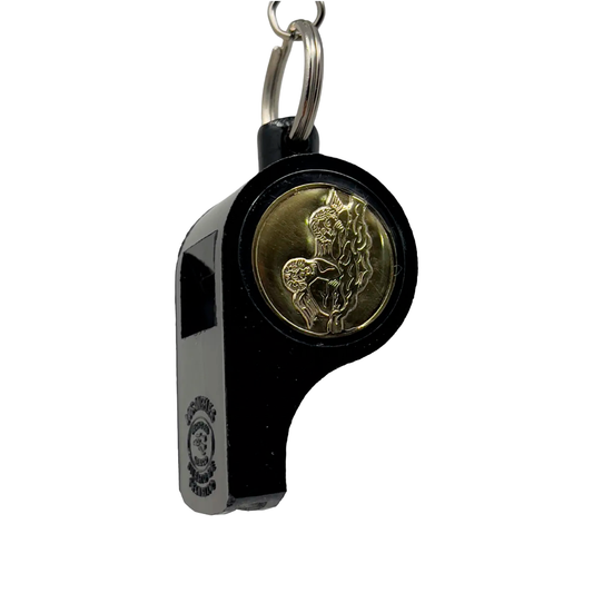 Silbato de Tránsito Baquelita con Cadena