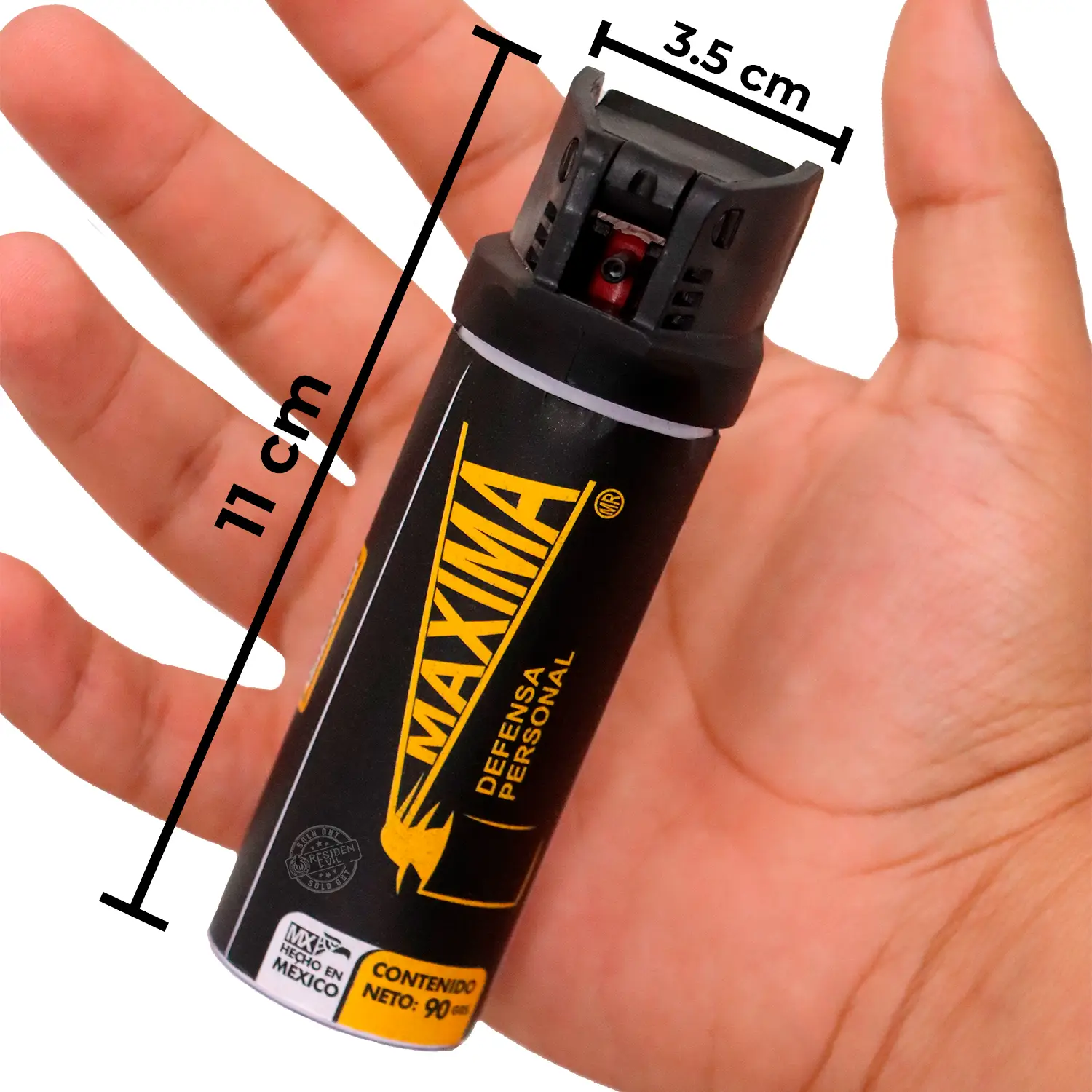 Kit de Defensa Personal Taser30000k  y Gas  90g Con  Tapa de seguridad.