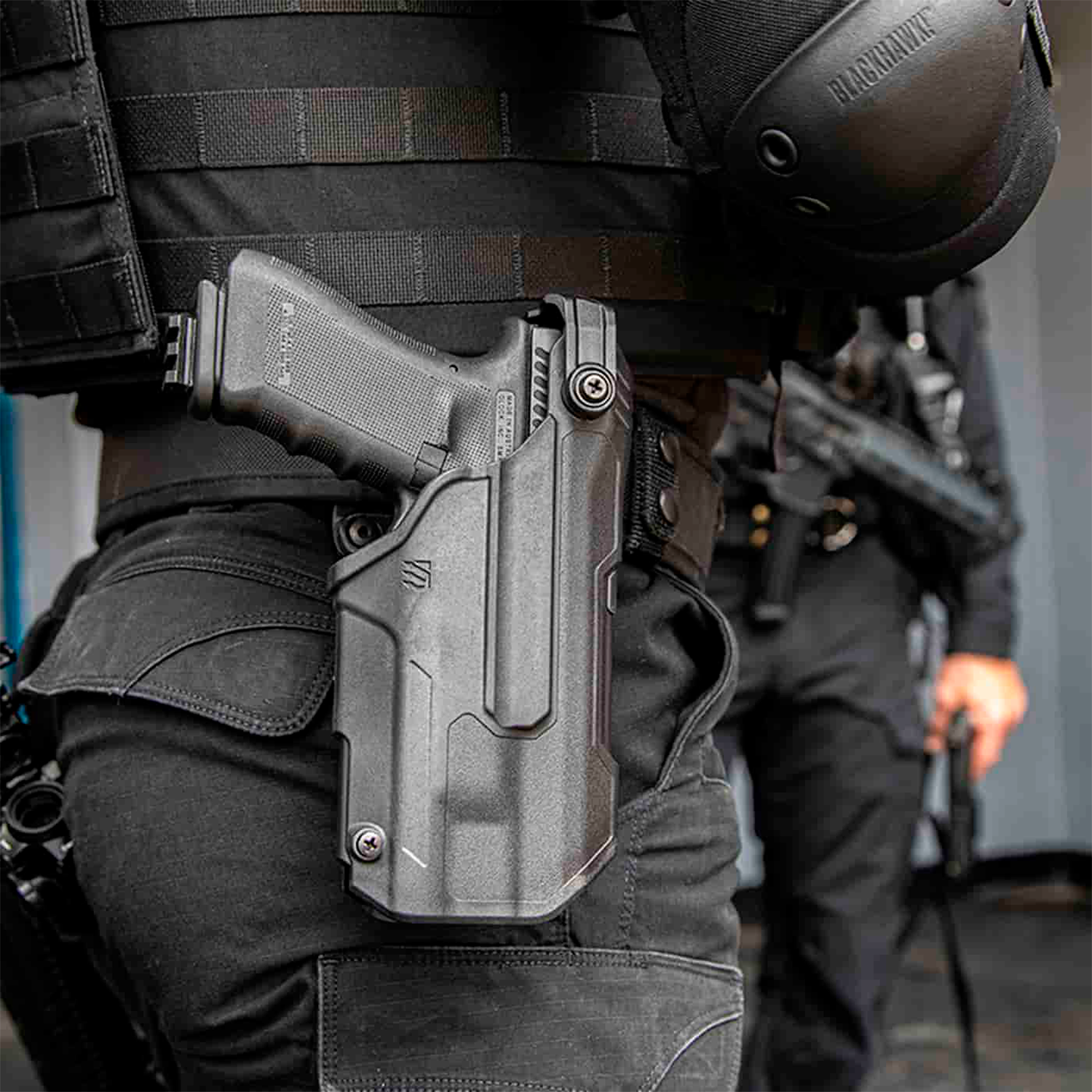 Funda Para Pistola Glock 17 Tlr 1/2 Bk Rh Glock Blackhawk
