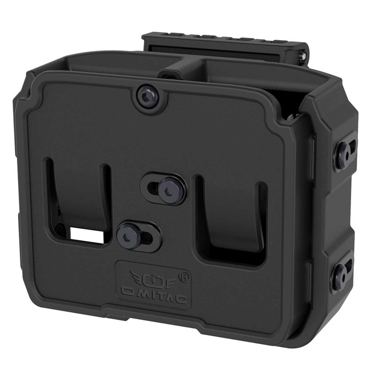 Porta Cargador Doble Universal Polimero Omitac Cinturon 360 Residen Evil Militaría