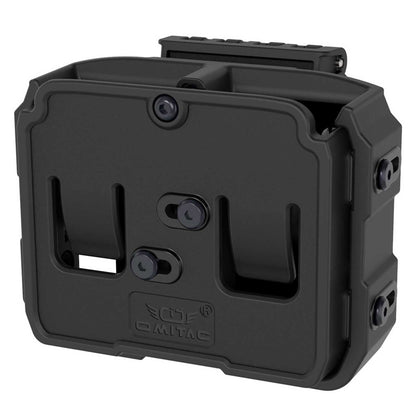 Porta Cargador Doble Universal Polimero Omitac Cinturon 360 Residen Evil Militaría