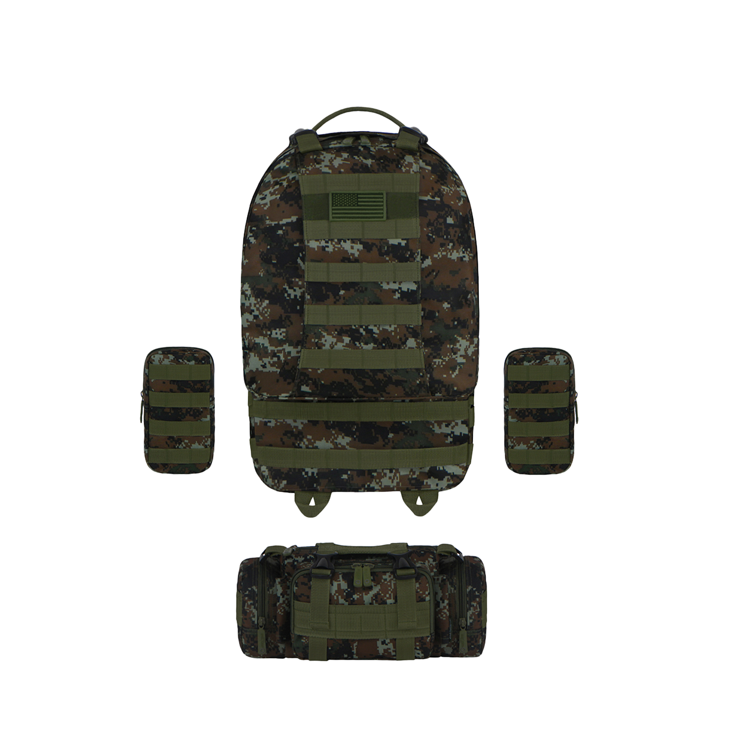 Mochila Táctica Impermeable 4 En 1 Molle Eastwest Rtc505