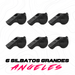 6 Silbatos Albitro Marca Angeles Grande Seguridad
