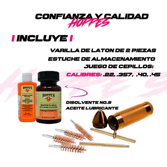 Kit Hoppe's De Limpieza Y Mantenimiento Para Armas