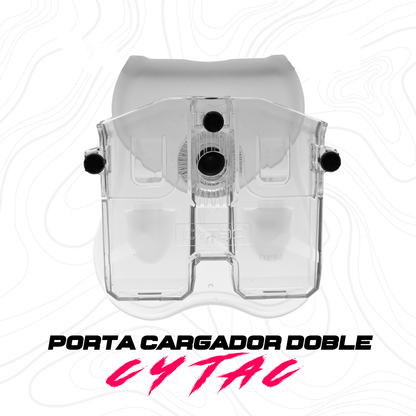 Porta Cargador Doble Funda Universal Cytac Transparente