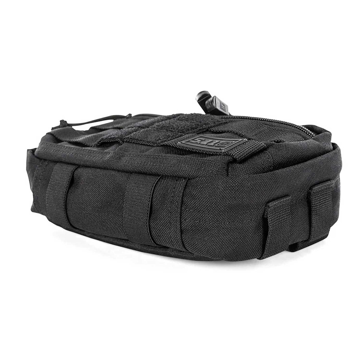 Base reforzada de la mochila táctica 5.11 MOAB 3 con correas MOLLE. Alta durabilidad para condiciones exigentes y uso prolongado.

