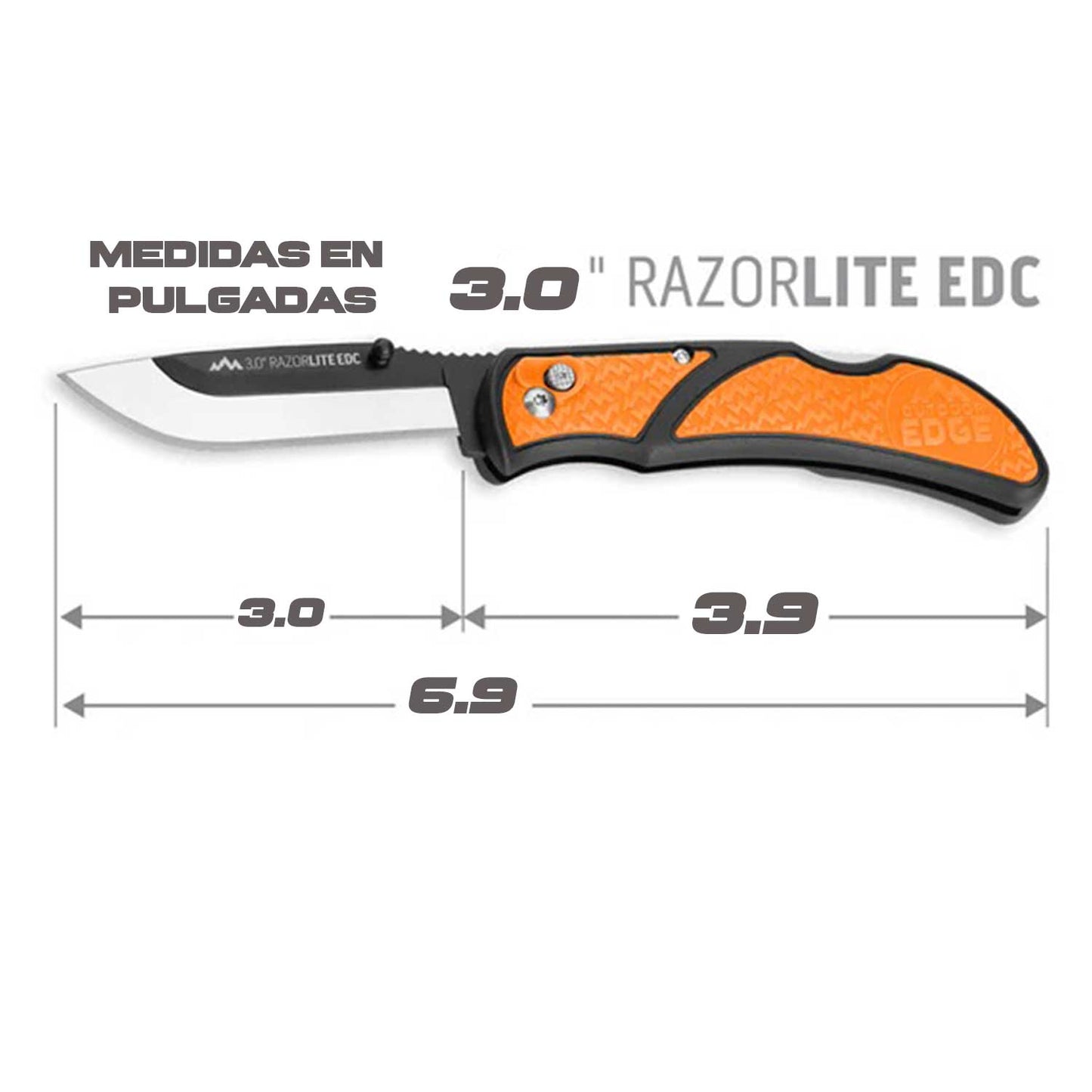 Navaja Tactica Razor Edc Lite 5 Cuchillas De Acero Japonés