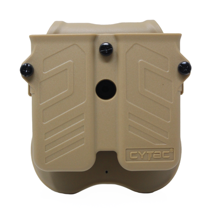 Porta Cargador Doble Universal Cytac De Polimero Ligero