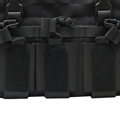 Chaleco Táctico Tacbull Militar Porta Placas 5 Bolsillos