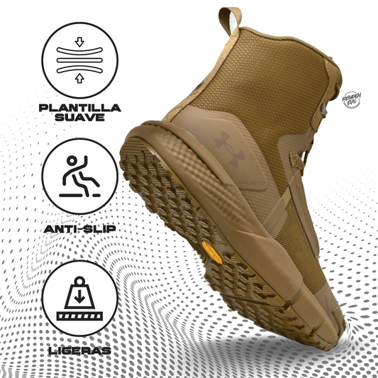 Botas Under Armour Charged Valzetz Coyote (Copia)