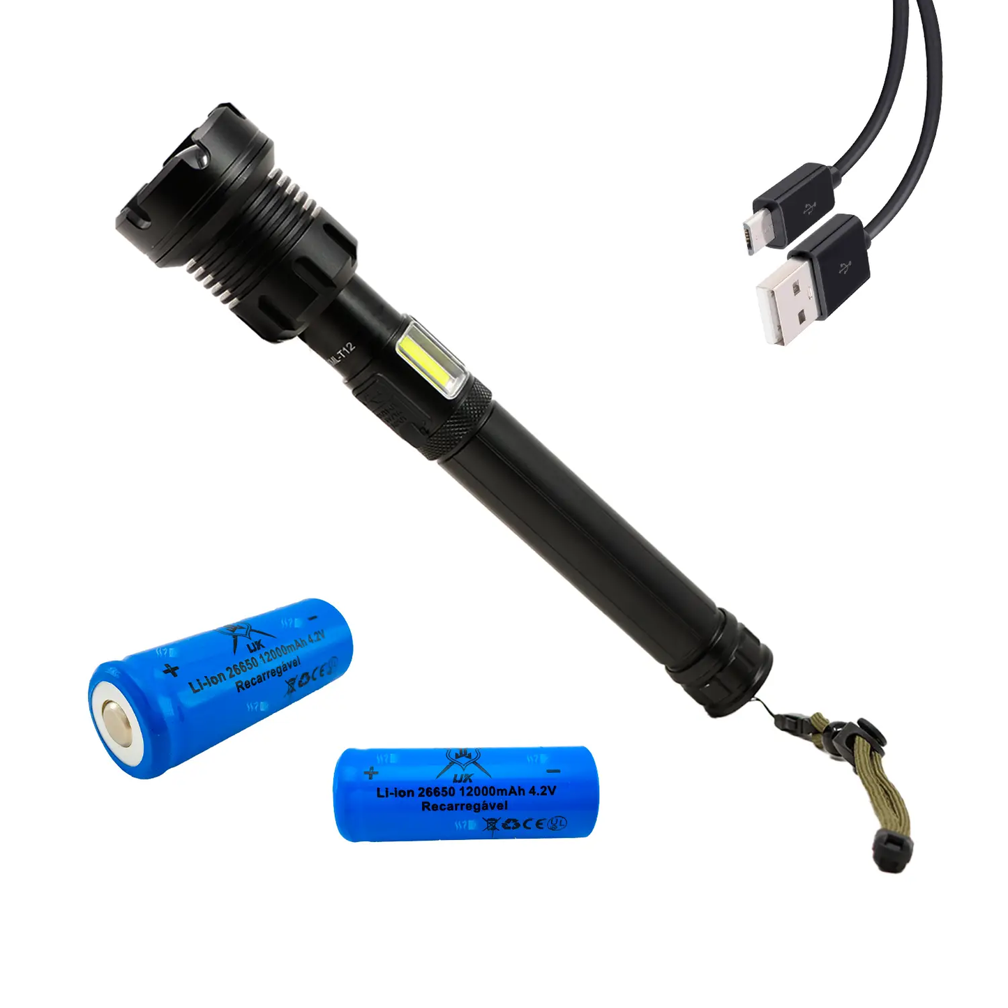 Lampara de Led  LJK 8000 Lumens  Aluminio Resistente al agua