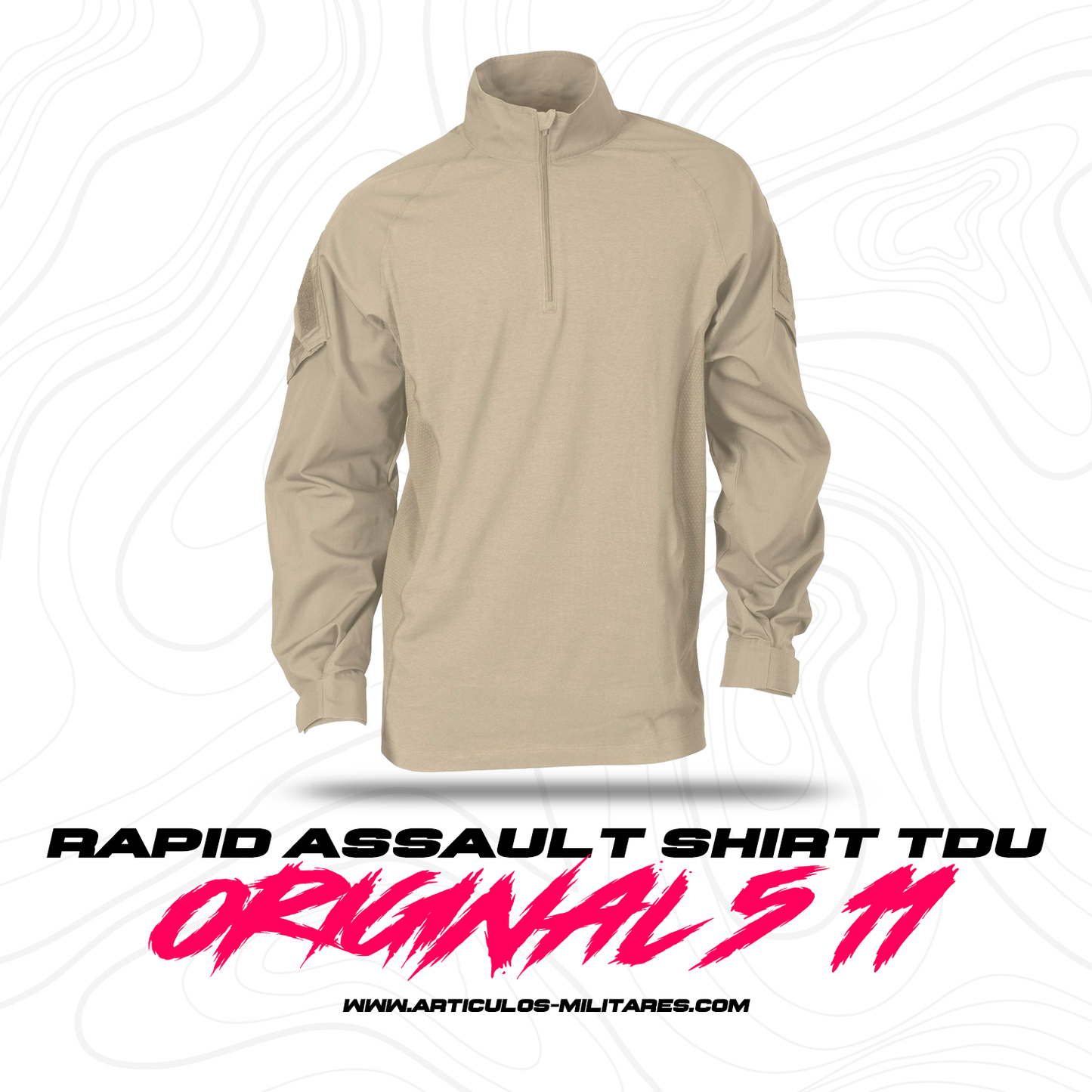 Playera Tactica 5.11 Rapid Assault Shirt Tdu Ripstop