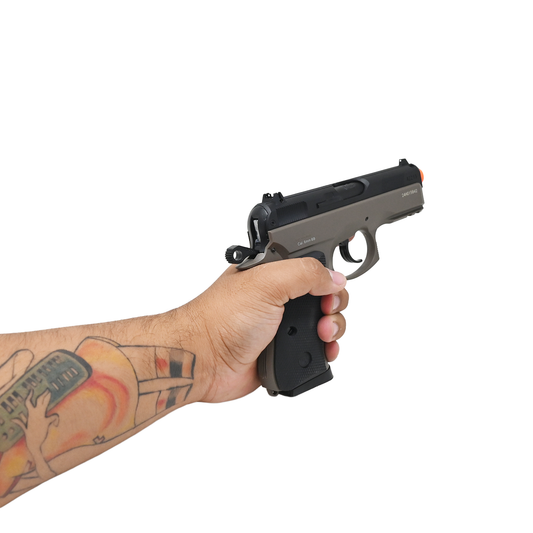 Pistola De Airsoft Asg Cz-75d 6mm De Resorte Polimero Ligero KIT