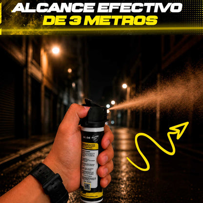Gas Pimienta Lacrimogeno 135 gr Con Tapa De Seguridad Marca Maxima Máxima