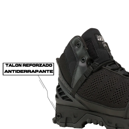 Botas Tácticas Alpha Freedom 6 Negras (Cortas) ORIGINAL SWAT Residen Evil Militaría