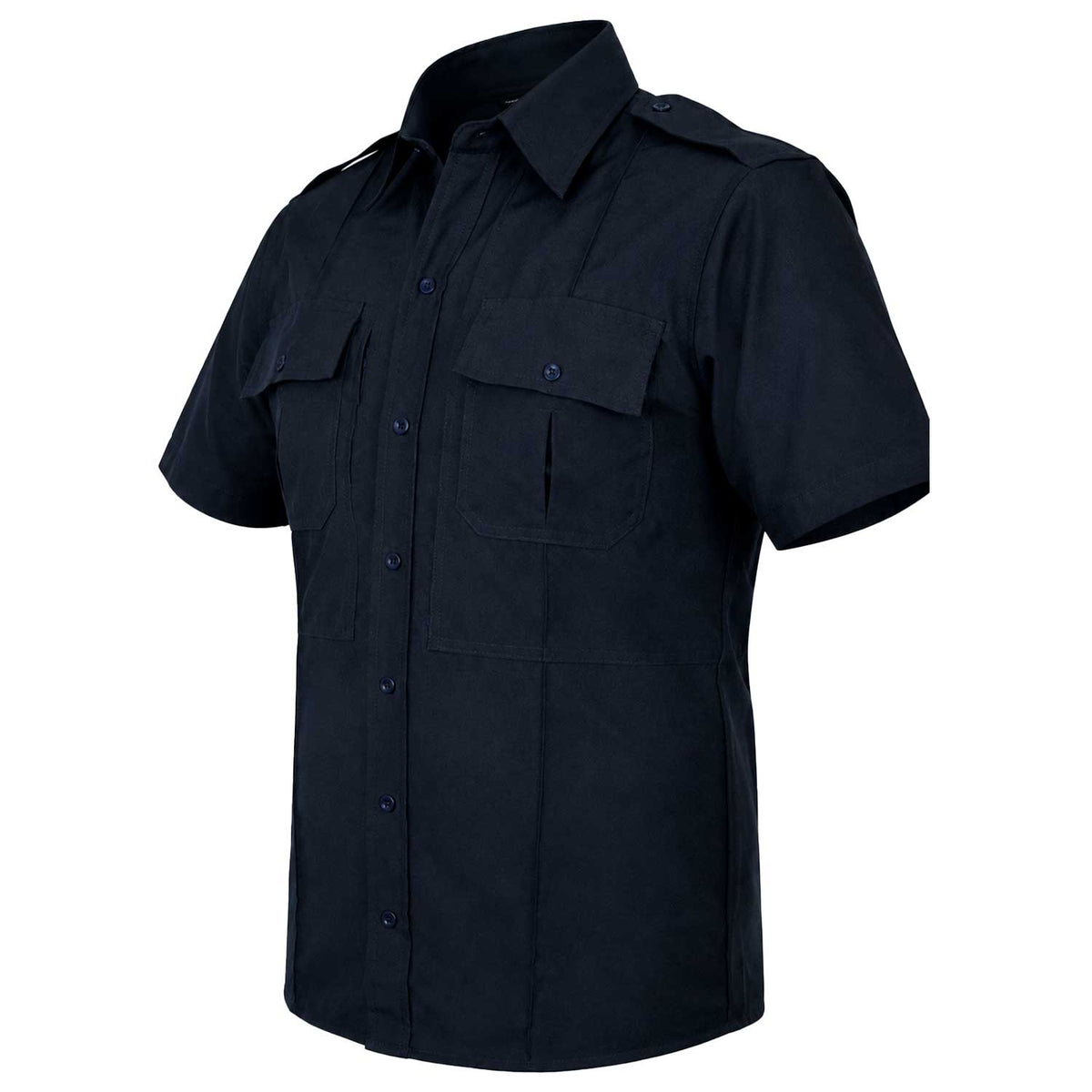 Camisa Táctica Uniforme Azul y Blanco Policía Botones Simulados Residen Evil Militaría