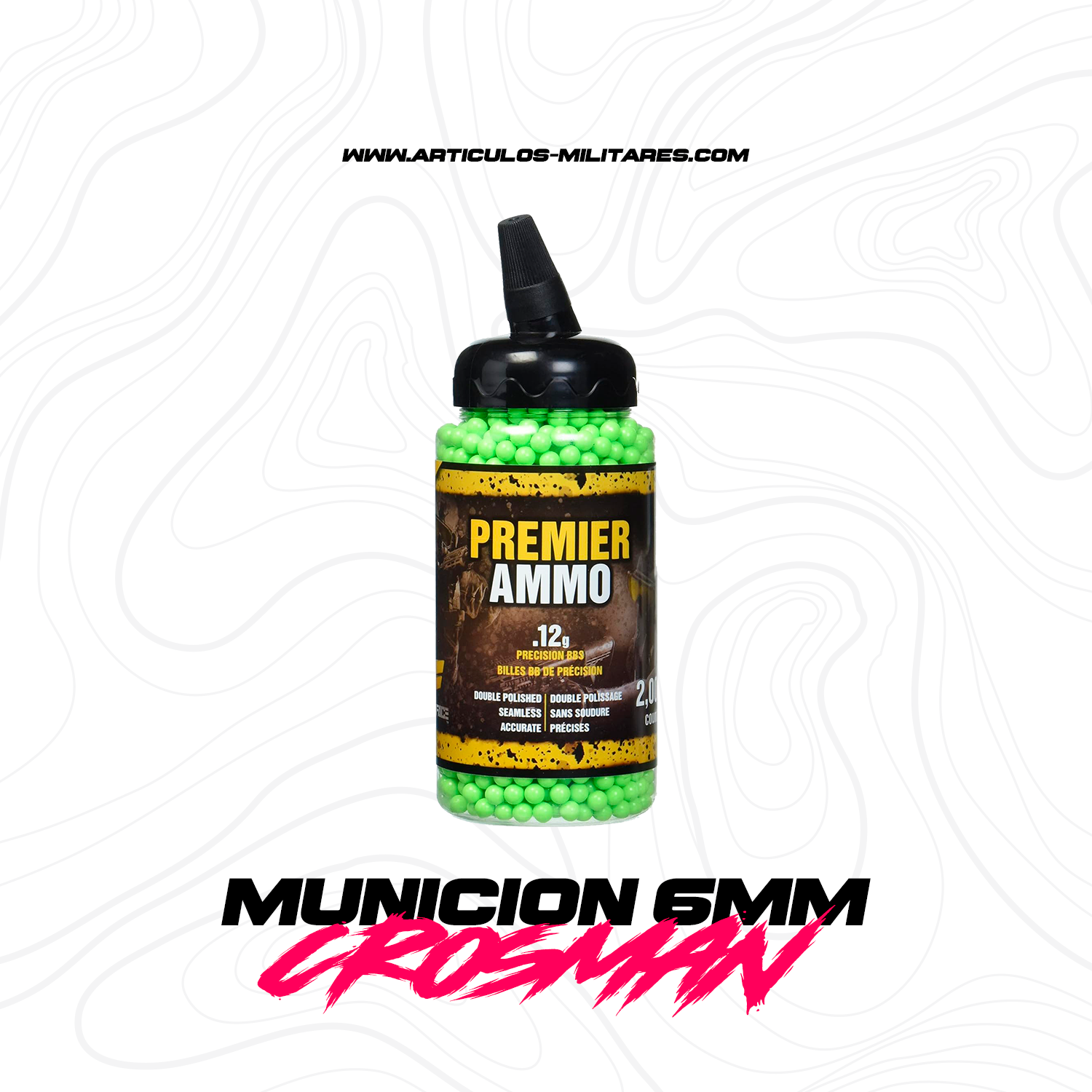 Municion 6mm 2000 pzas CROSMAN