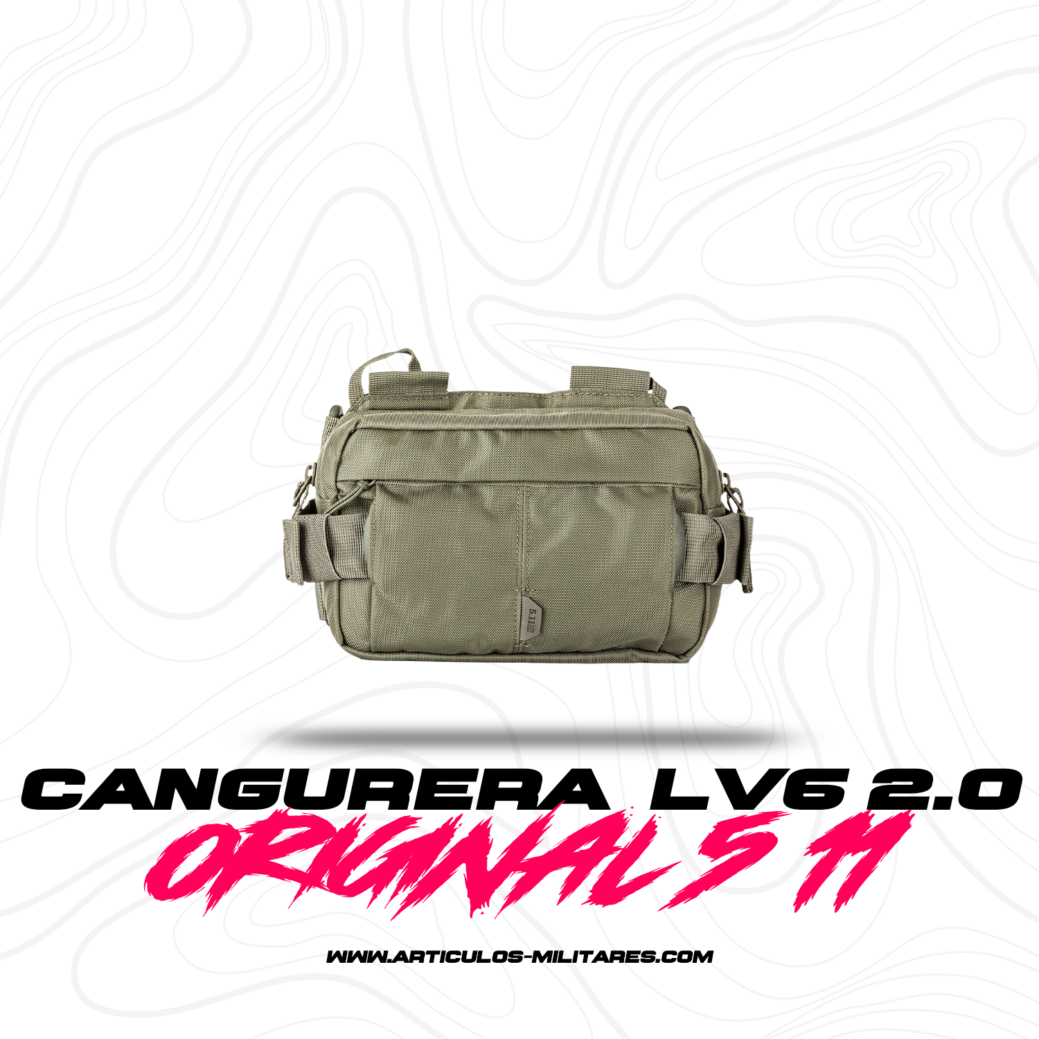 Cangurera Pechera LV6 2.0 3L Python 5.11