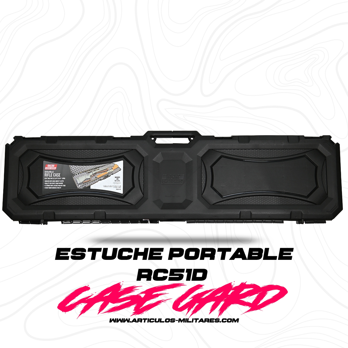 Estuche Para 2 Rifles Mtm Case Gard Hecho En Estados Unidos