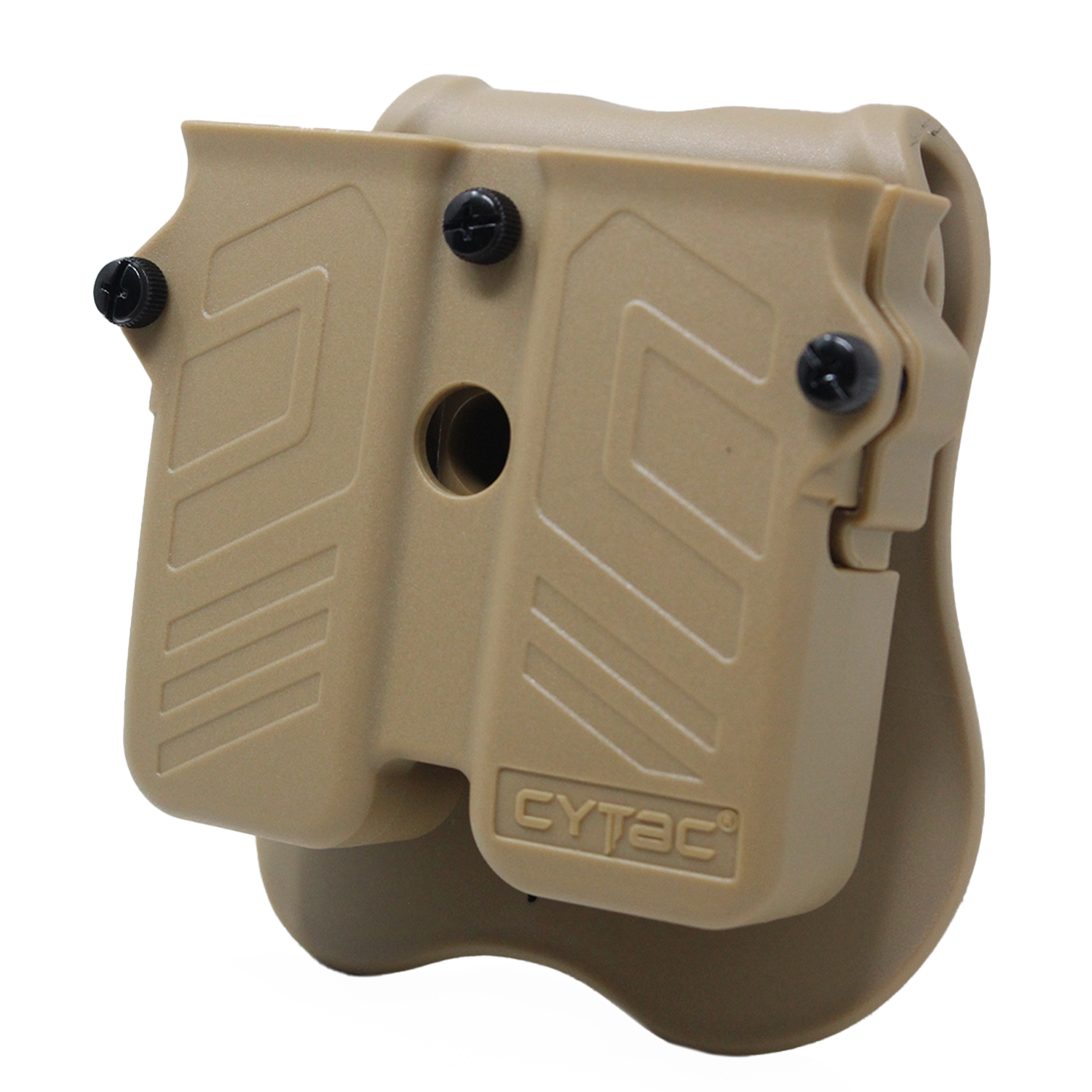 Porta Cargador Doble Universal Cytac De Polimero Ligero