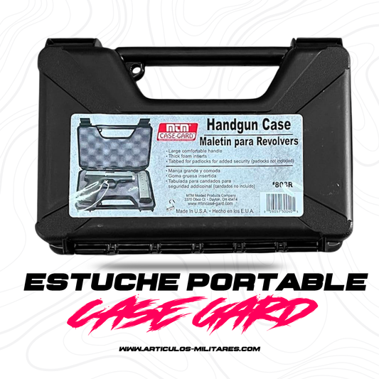 Estuche Rígido  Para Pistola Revolver Corto Case Gard 803R