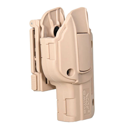 Funda Para Pistola Glock 17,22,23 Gen 1,2,3,4 Y Glock 17  Gen 5 Cinturon Omitac  Caqui Residen Evil Militaría