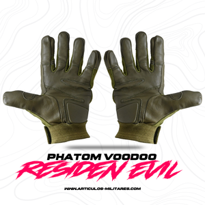 Guantes Tácticos Phantom Voodoo Vinil Piel Impermeable